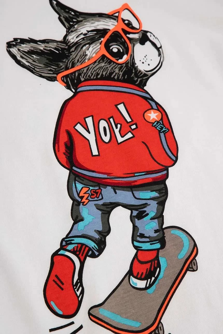 Детская хлопковая футболка - фото 4