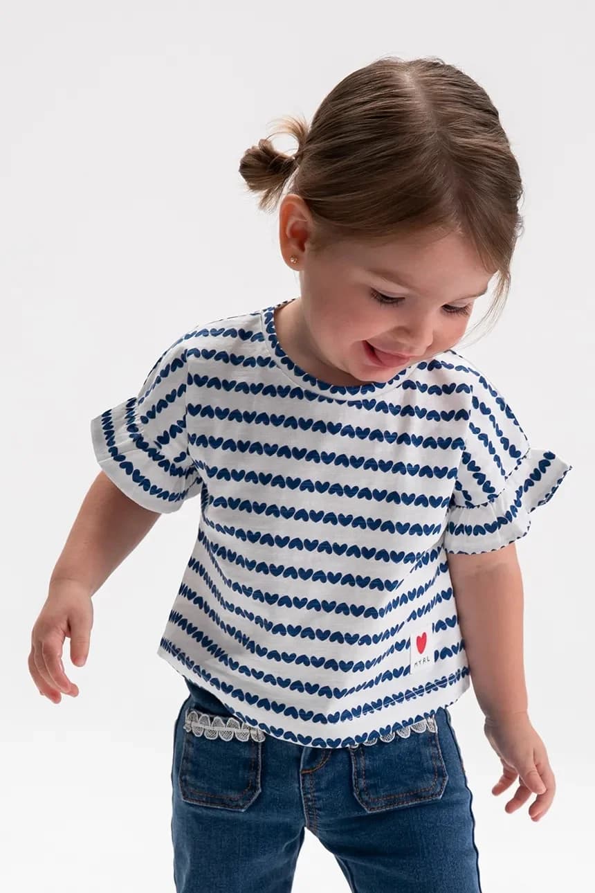 Детская хлопковая футболка