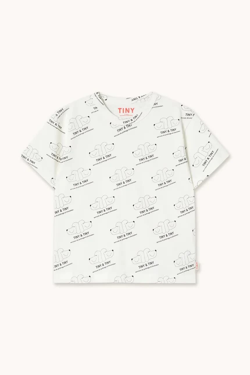 Детская хлопковая футболка TINY & TINY KNITTED TEE - фото 2