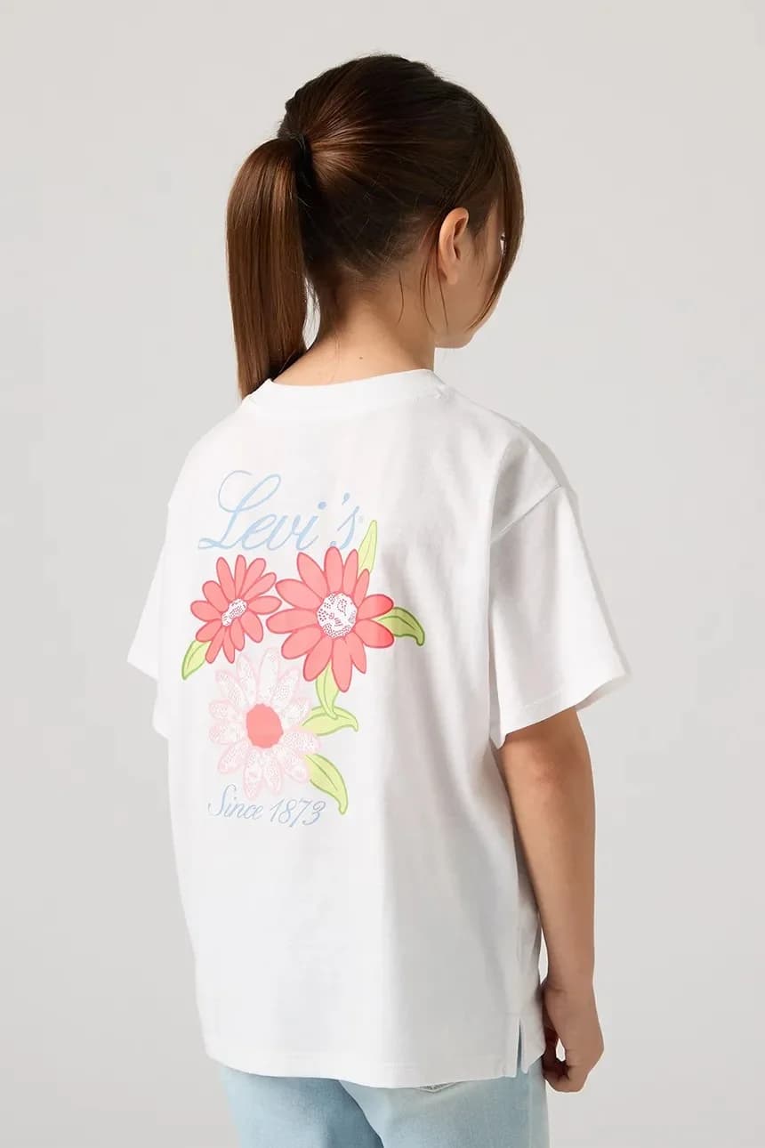 Детская футболка LEVIS FLORAL OVERSIZED TEE