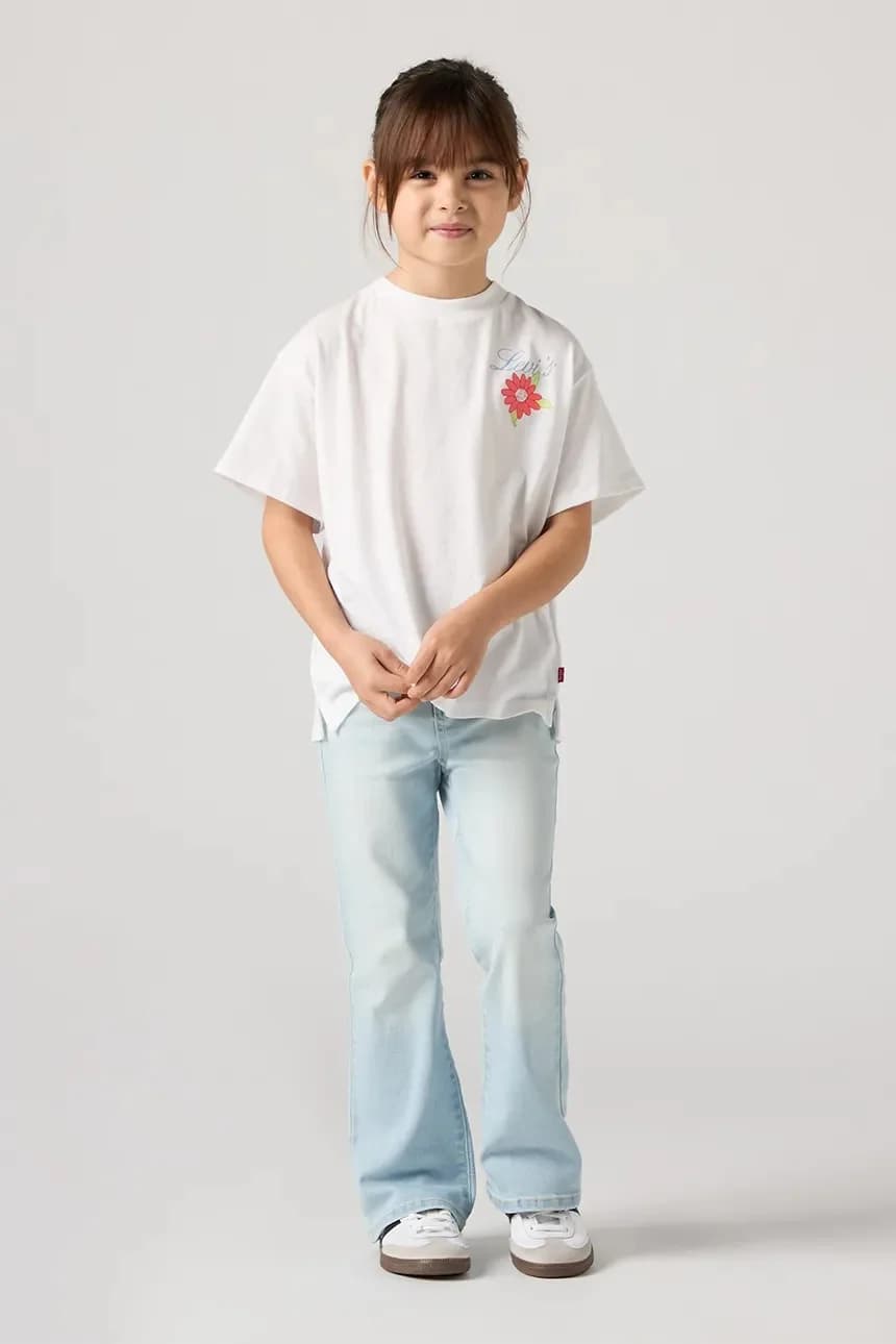 Детская футболка LEVIS FLORAL OVERSIZED TEE - фото 7