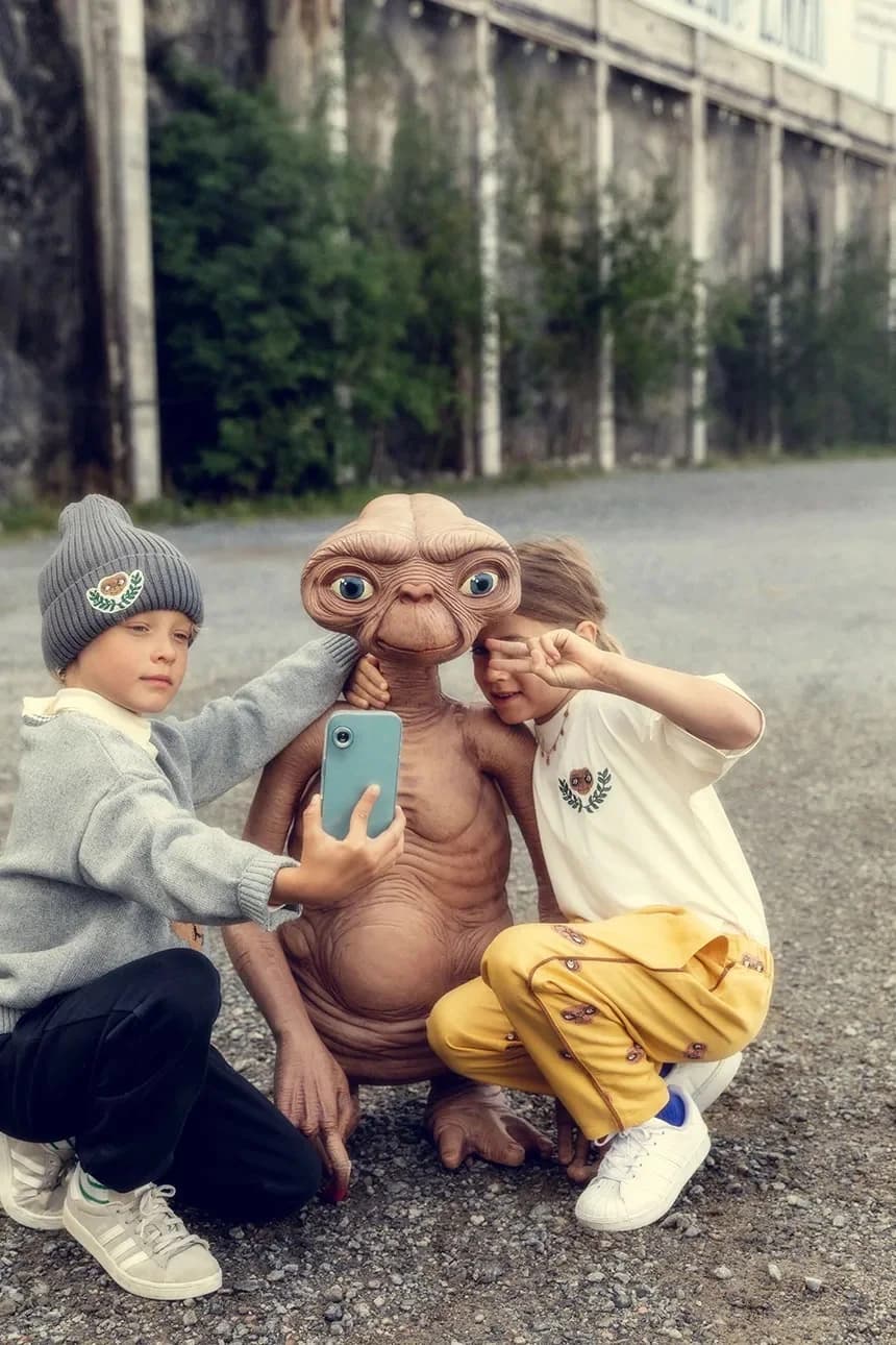 Детская хлопковая футболка E.T. - фото 4