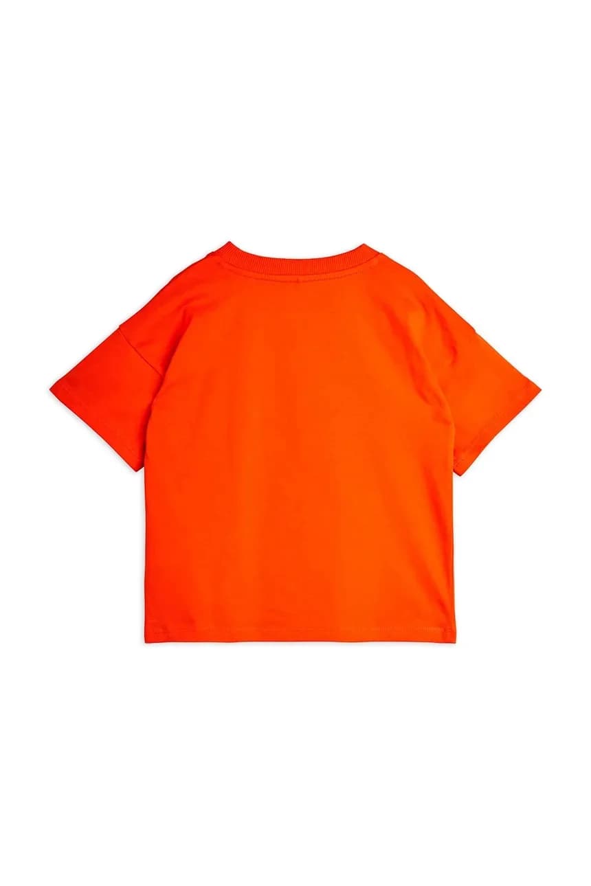 Детская хлопковая футболка Mini Rodini общество - фото 2