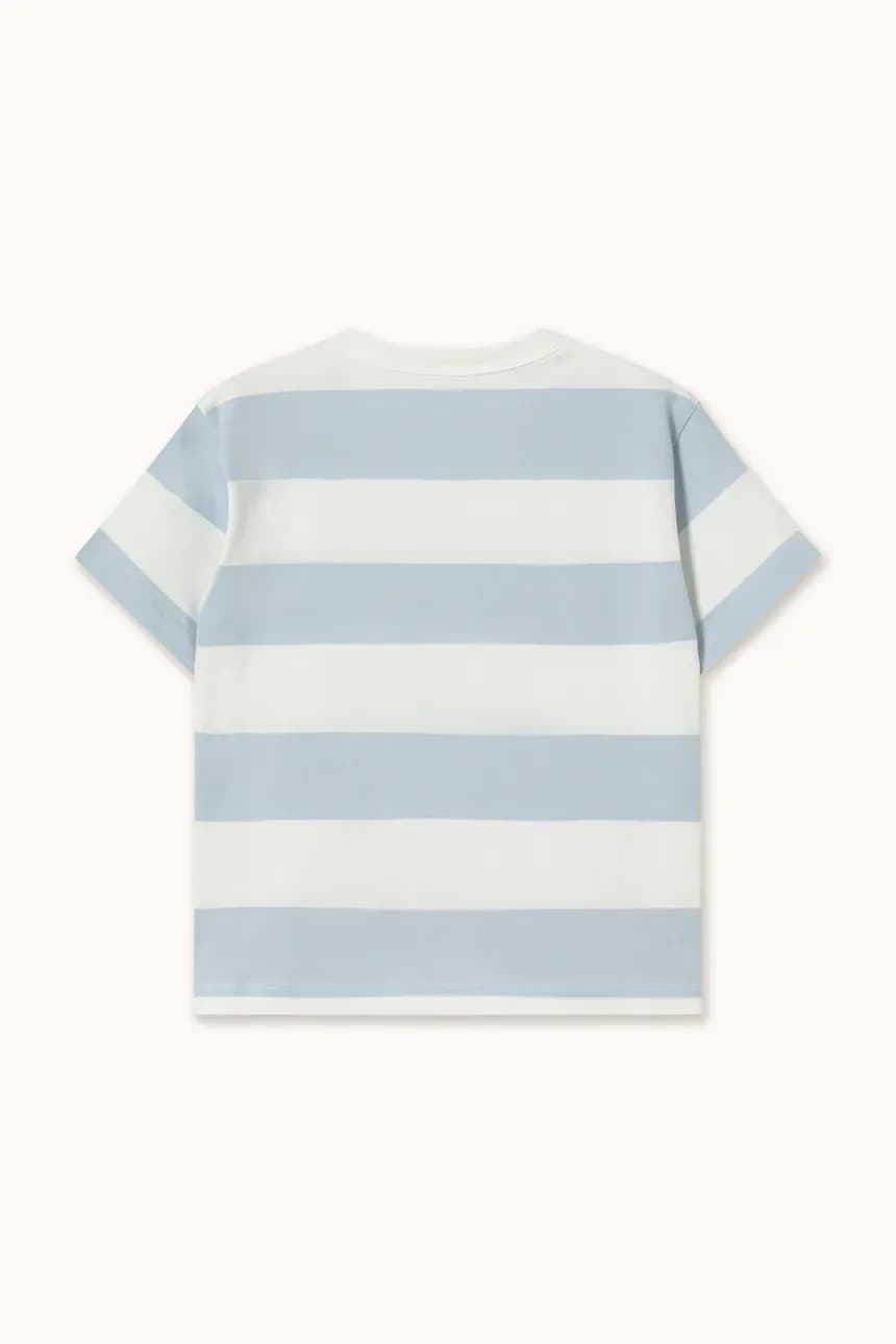 Детская хлопковая футболка STRIPES KNIT TEE - фото 3