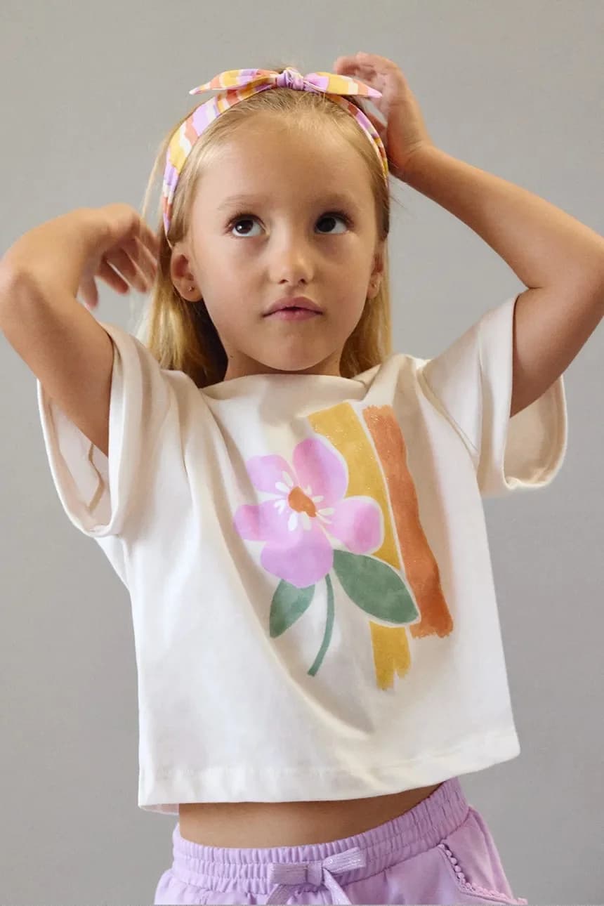 Детская хлопковая футболка