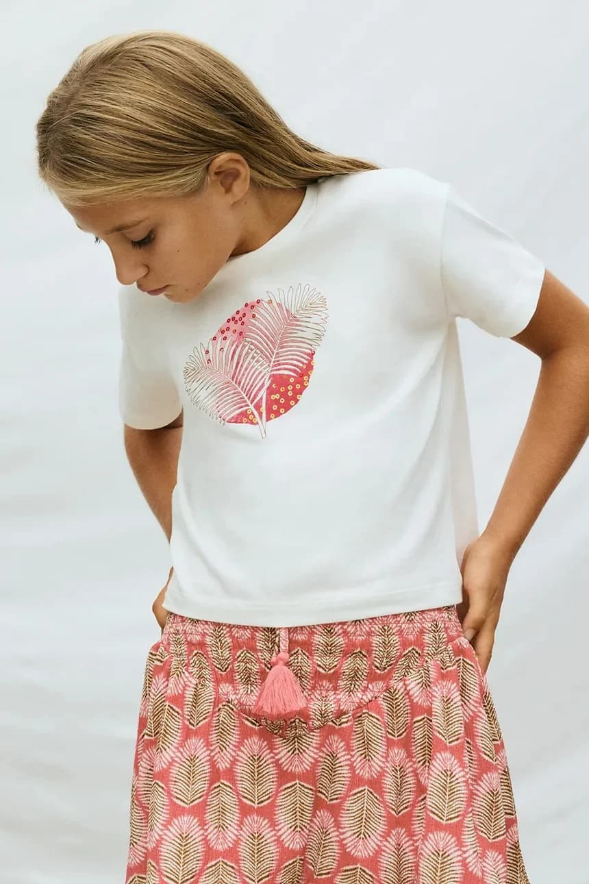 Детская хлопковая футболка