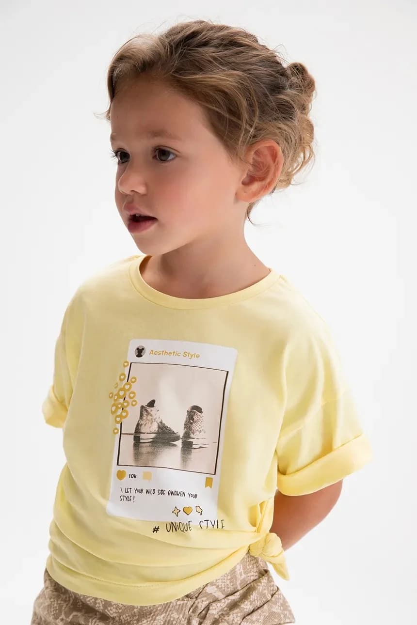 Детская хлопковая футболка