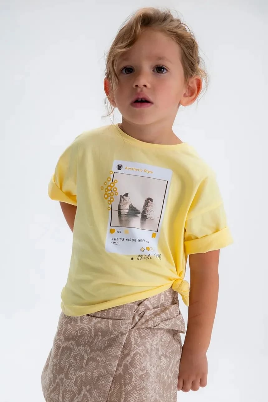 Детская хлопковая футболка - фото 5