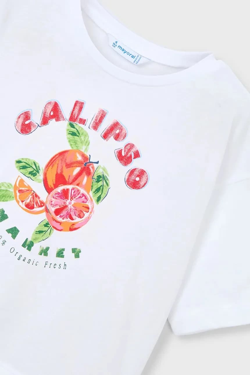 Детская хлопковая футболка - фото 4