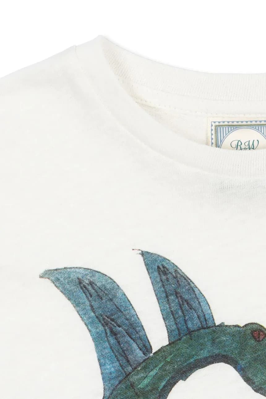 Детская футболка из смесового льна RHW X KS JONGLEUR TEE OCS - фото 3