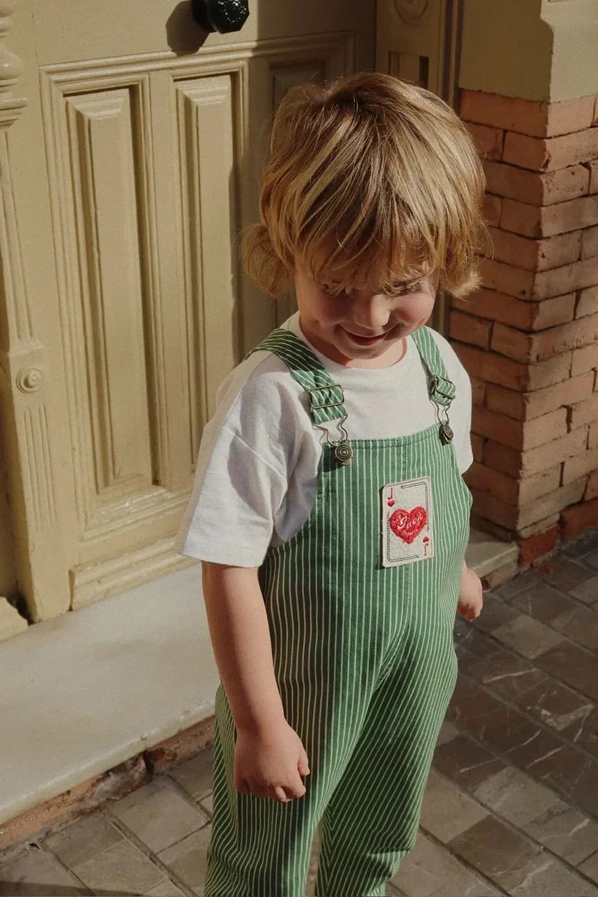 Детская футболка из смесового льна RHW X KS JONGLEUR TEE OCS - фото 6