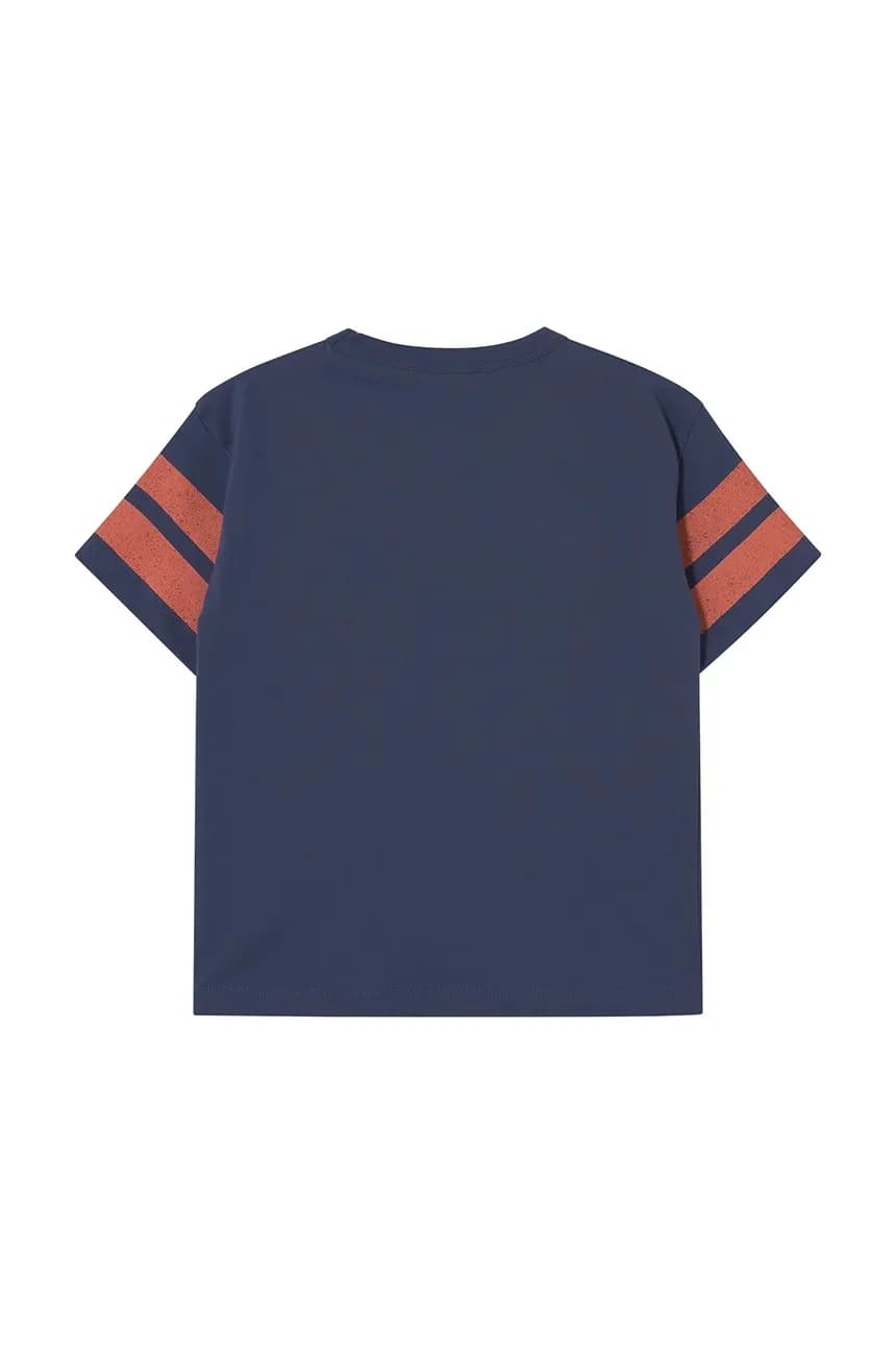 Детская хлопковая футболка STRIPES LOGO TEE - фото 3