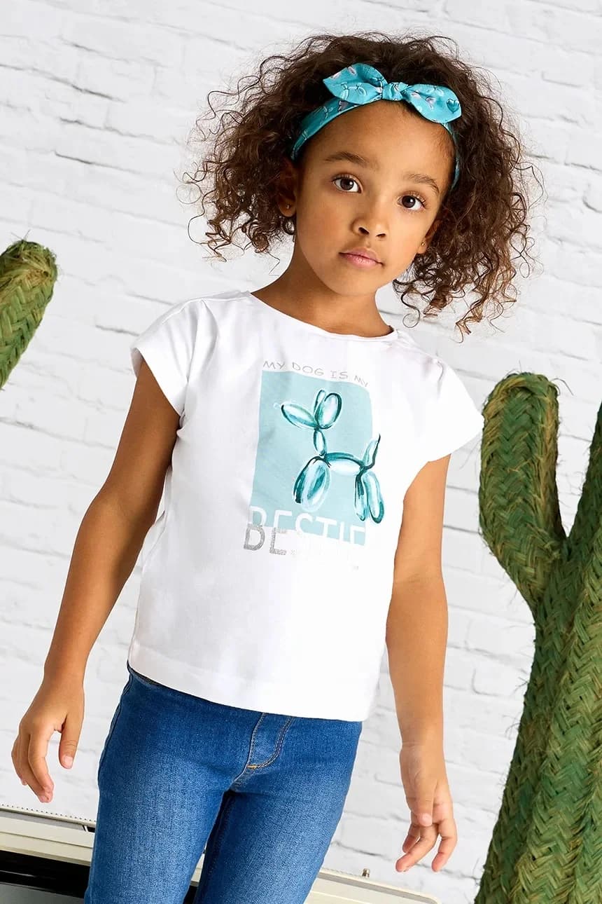 Детская хлопковая футболка