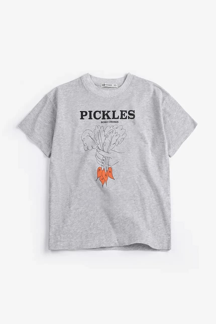 Детская хлопковая футболка «Букет овощей» - фото 2