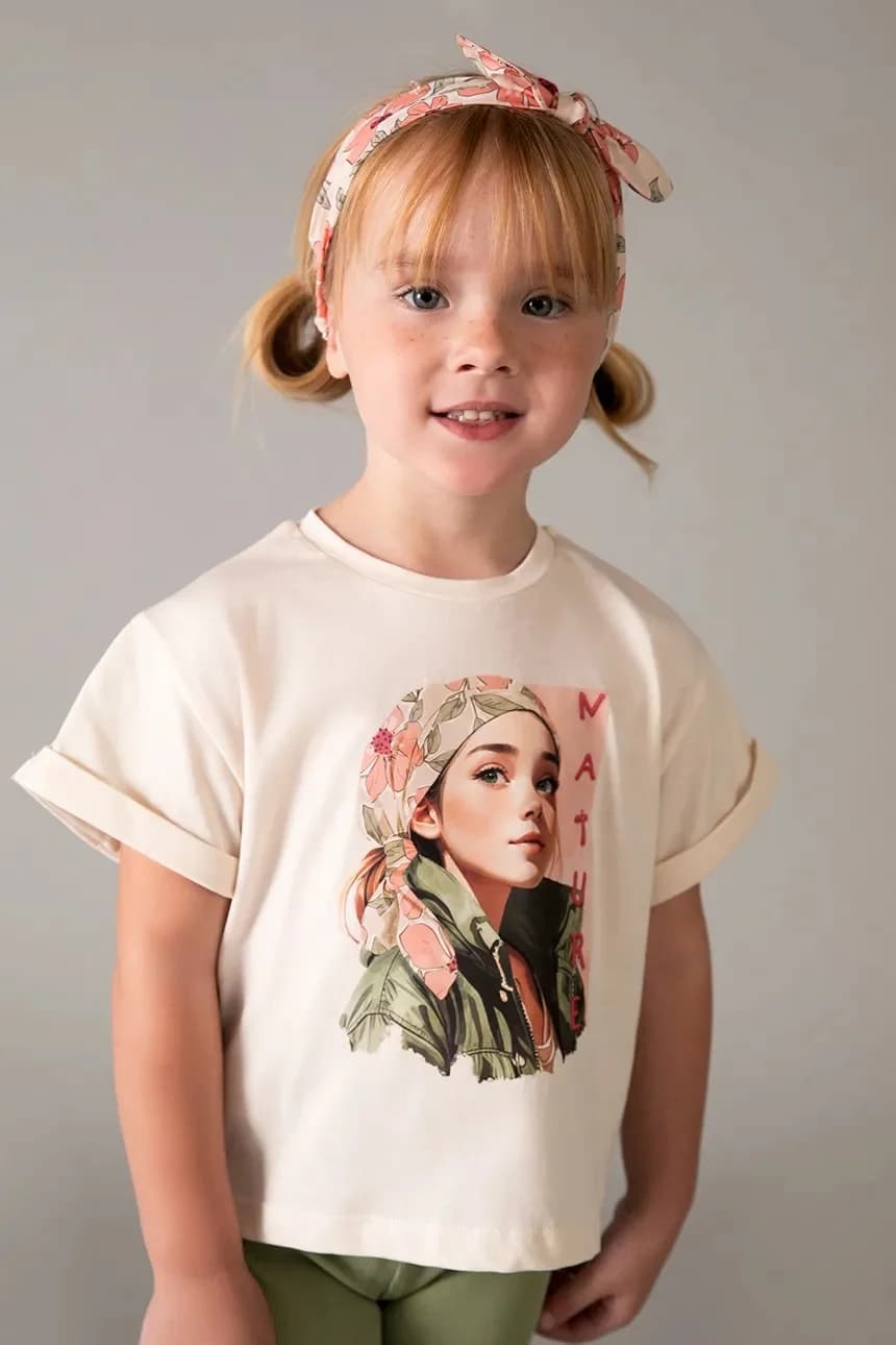 Детская хлопковая футболка