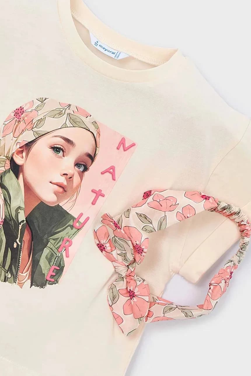 Детская хлопковая футболка - фото 4