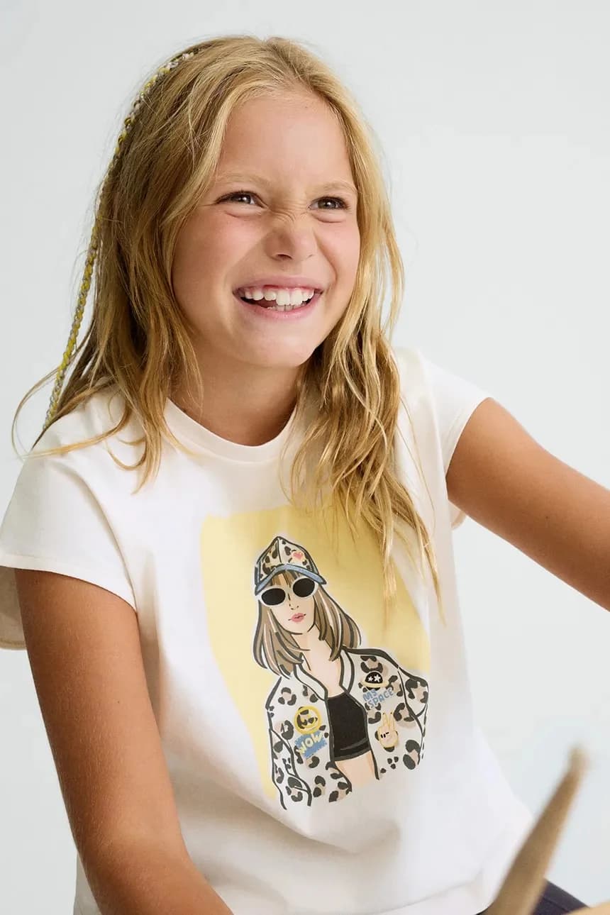 Детская хлопковая футболка