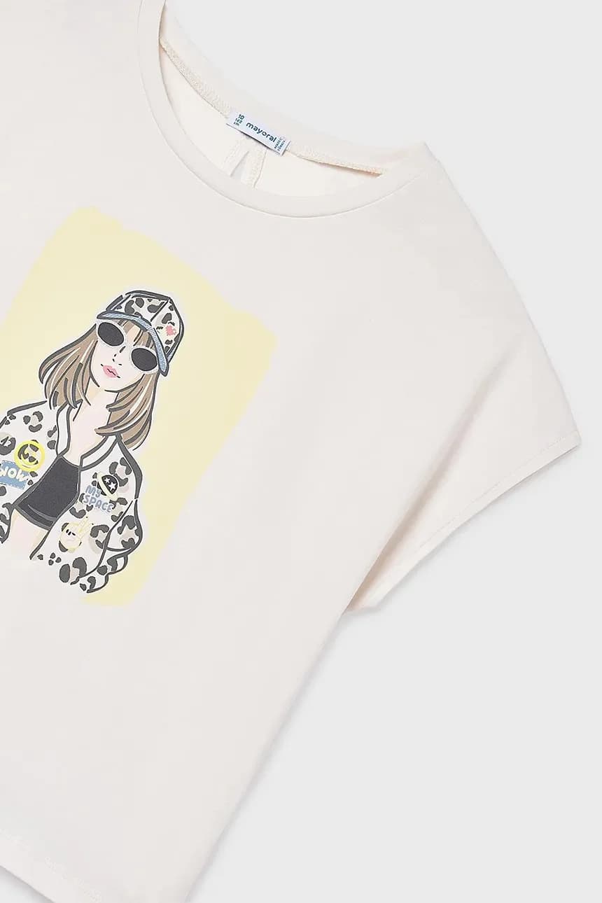 Детская хлопковая футболка - фото 4