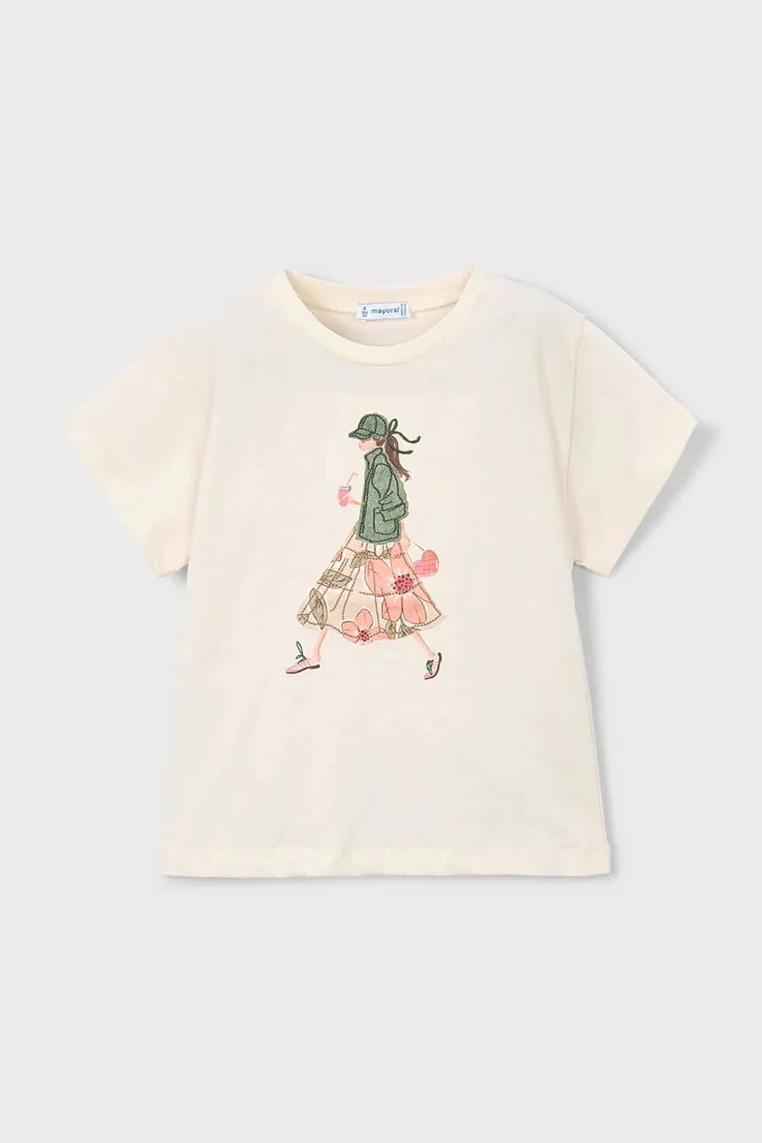 Детская хлопковая футболка