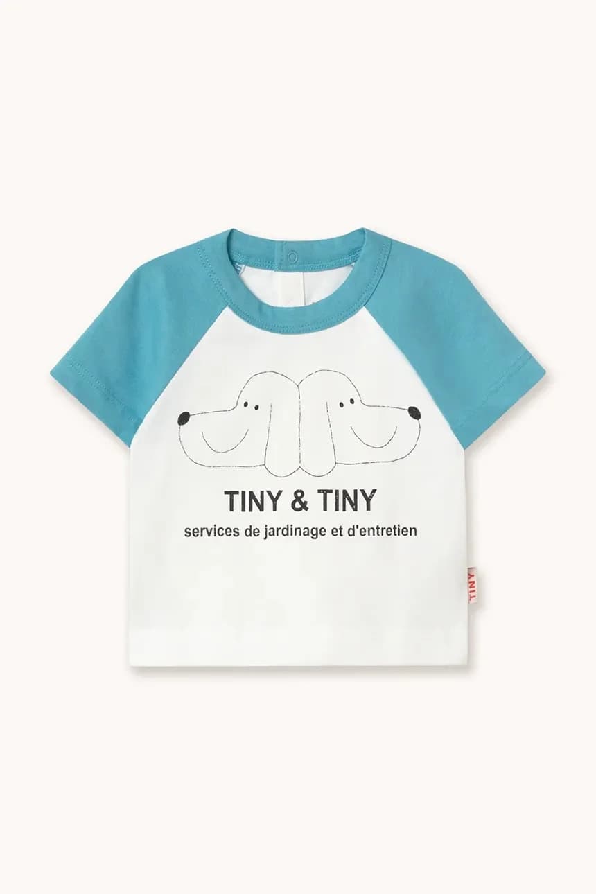 Хлопковая детская футболка TINY&TINY GRAPHIC BABY TEE