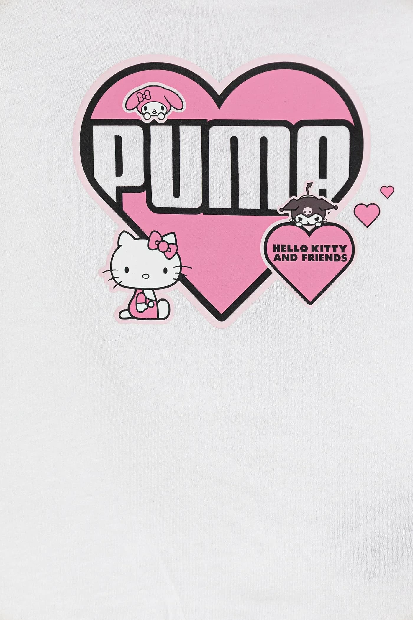 Детская хлопковая футболка Puma X HELLO KITTY & FRIENDS Футболка с рюшами - фото 3