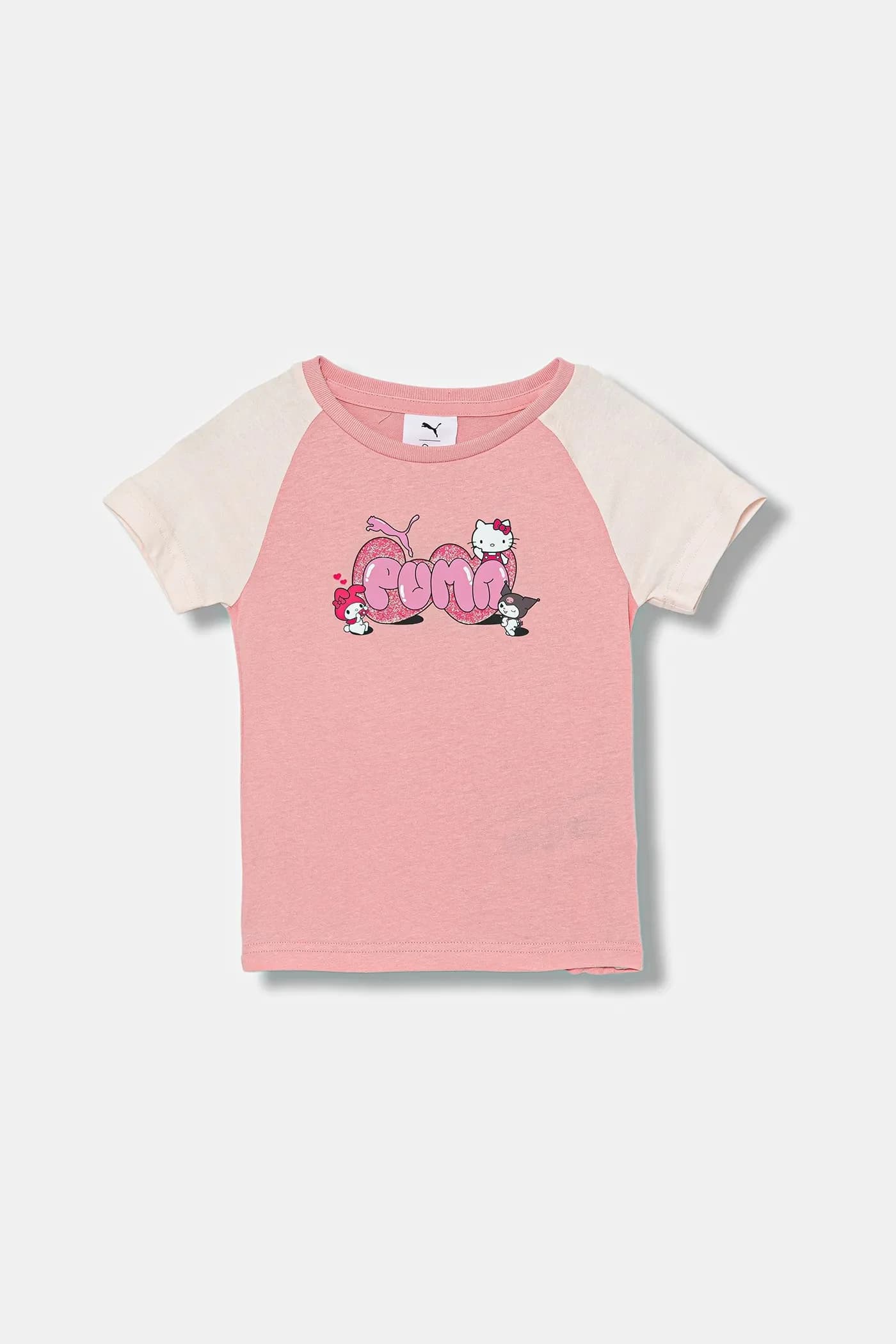 Детская хлопковая футболка Puma X HELLO KITTY & FRIENDS Slim Tee