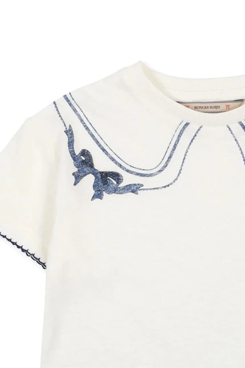 Детская футболка из смесового льна ERA TEE OCS - фото 3