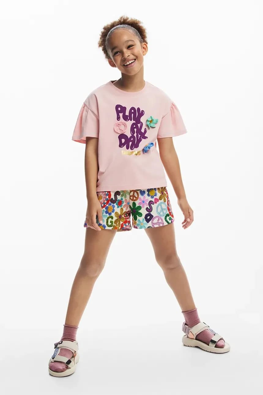 Детская хлопковая футболка