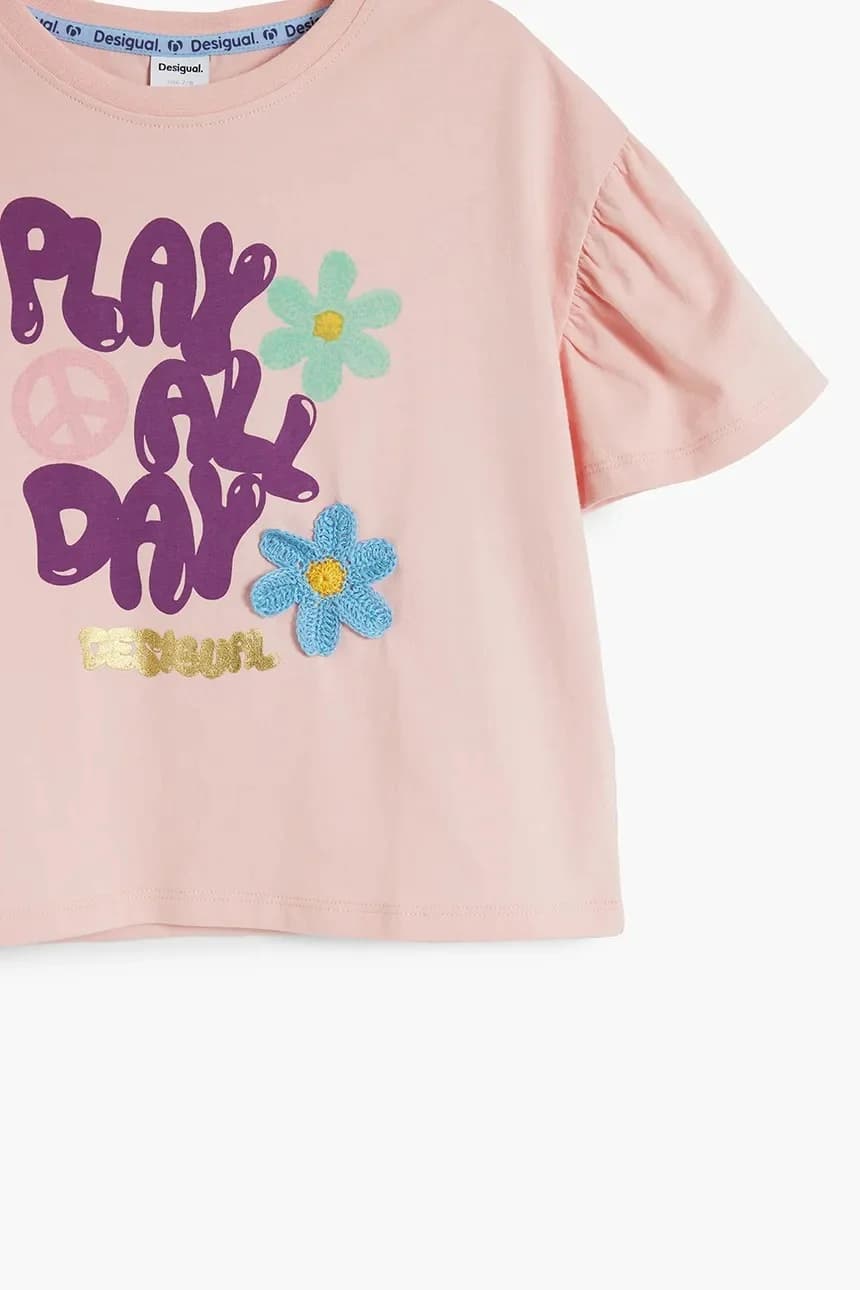 Детская хлопковая футболка - фото 4