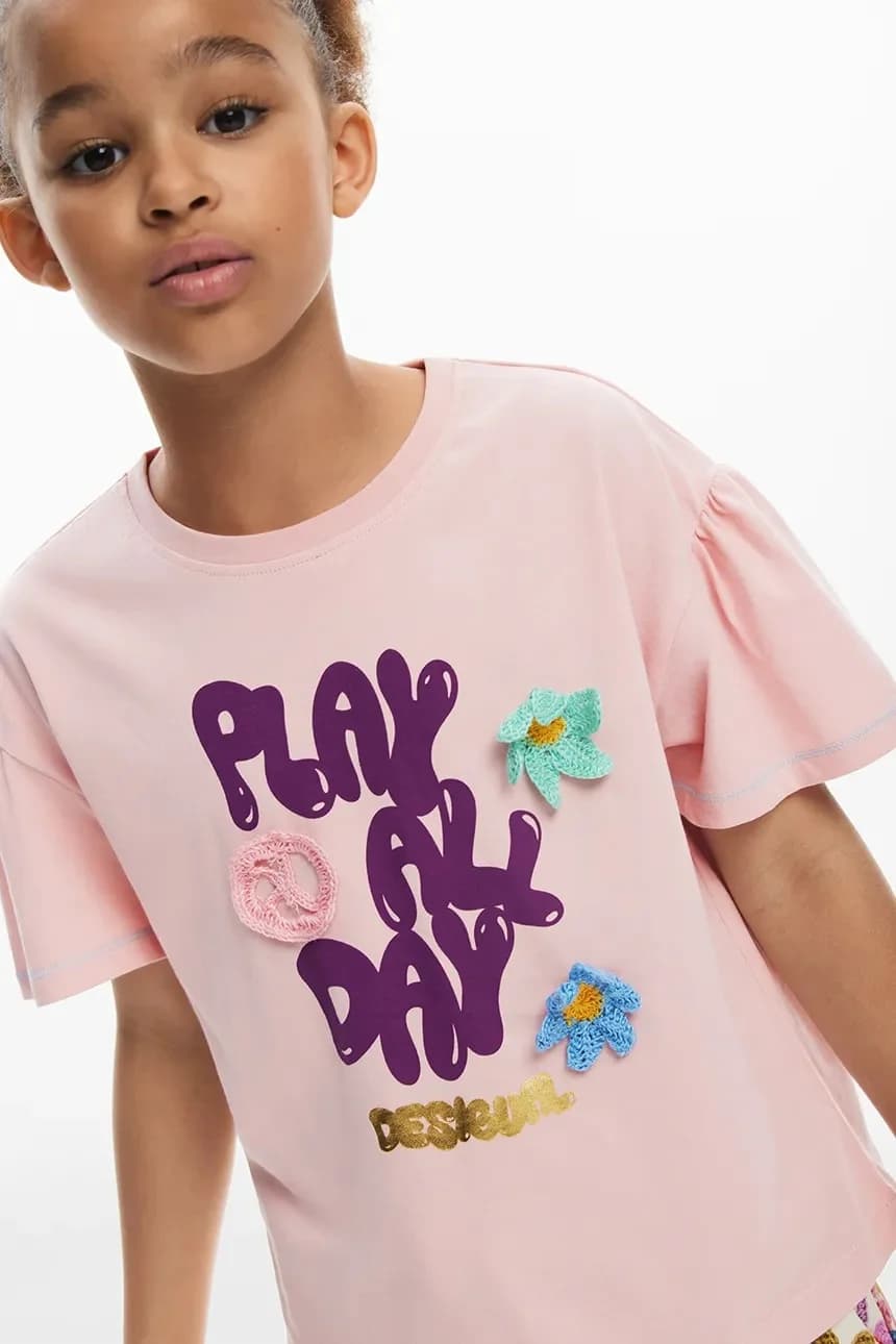 Детская хлопковая футболка - фото 5