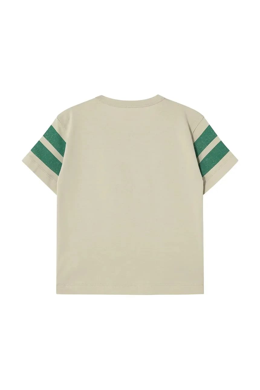 Детская хлопковая футболка STRIPES LOGO TEE - фото 3