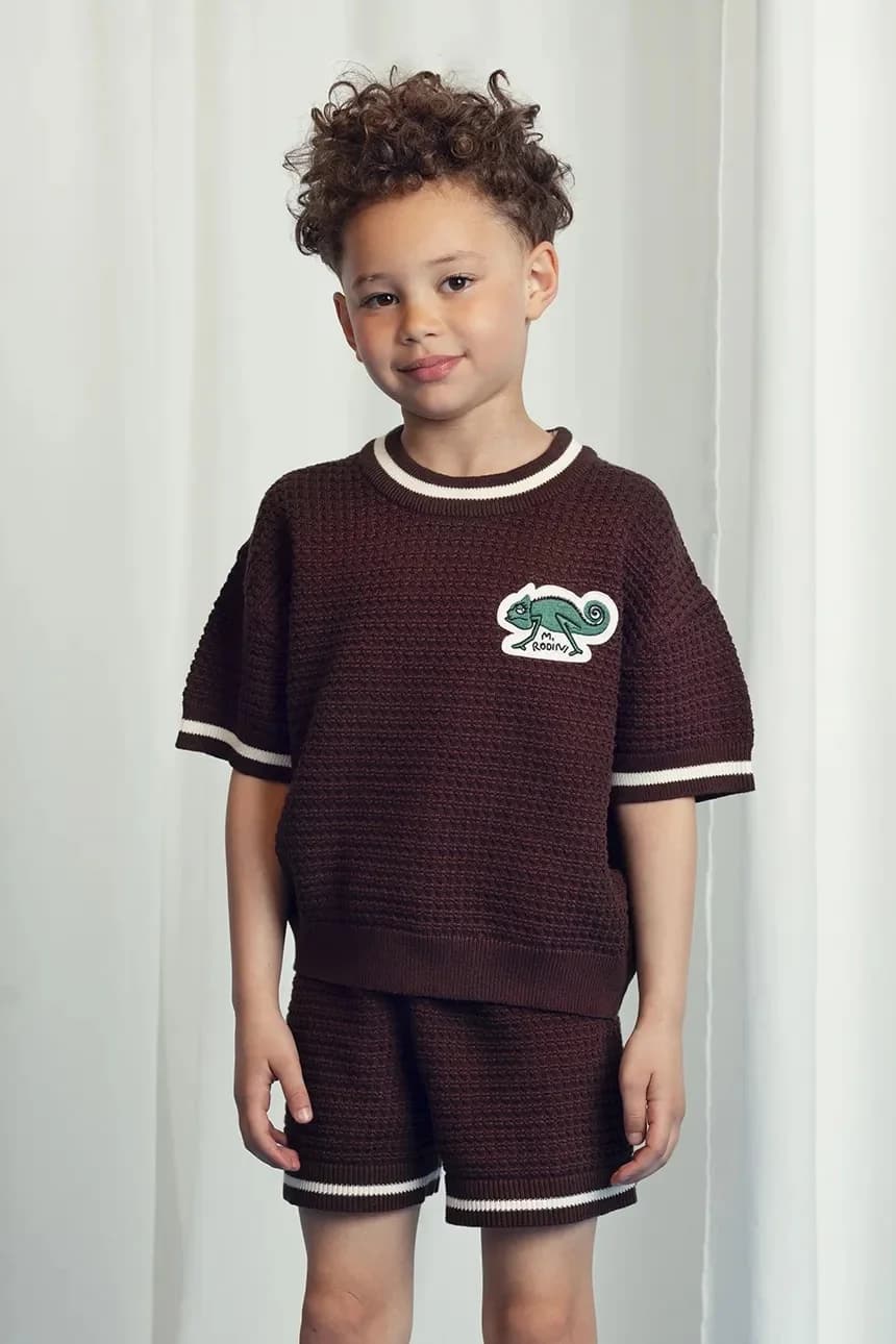 Детская хлопковая футболка Lizard