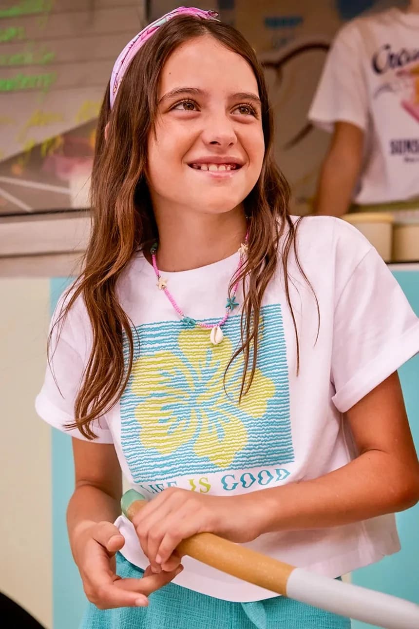 Детская хлопковая футболка