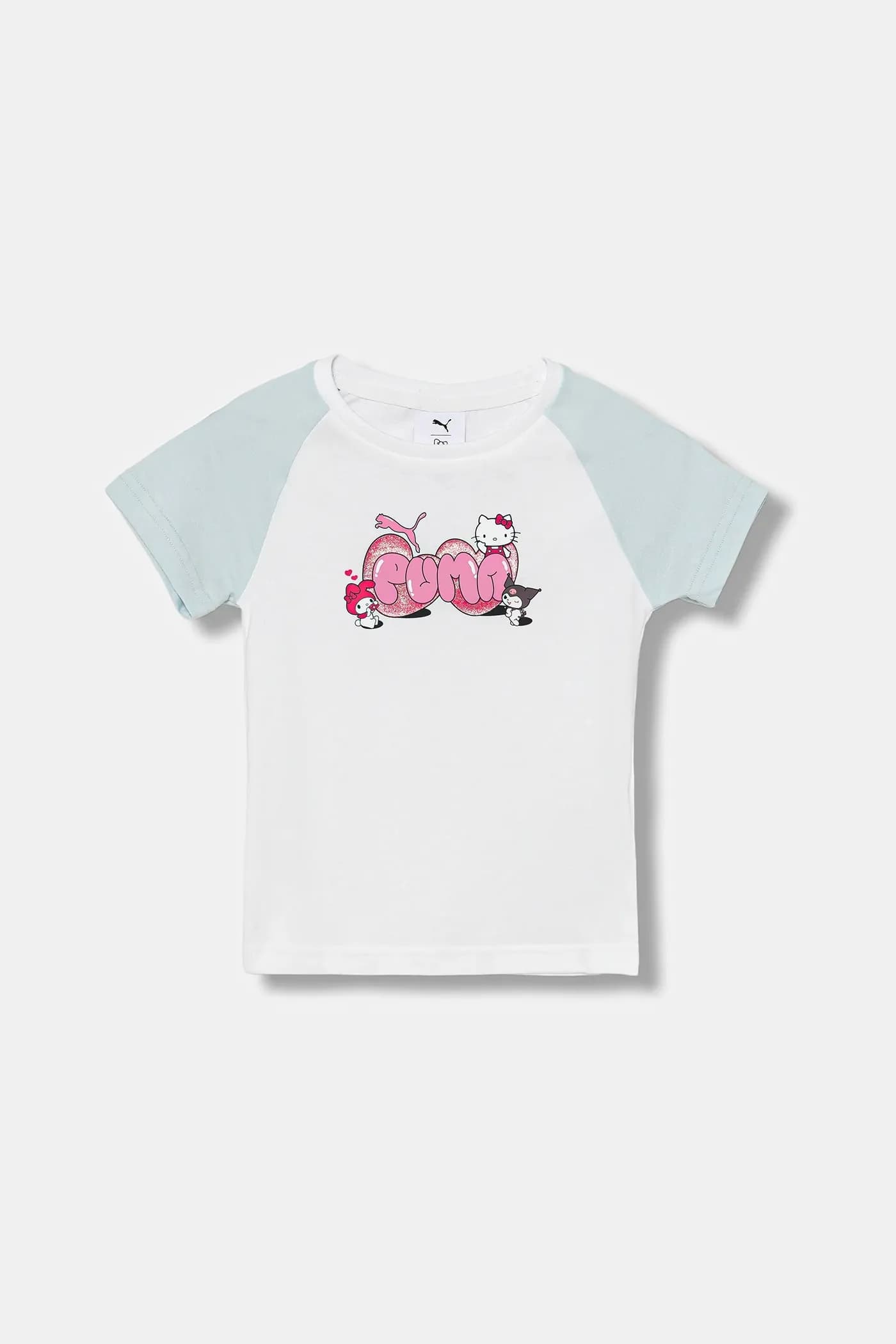 Детская хлопковая футболка Puma X HELLO KITTY & FRIENDS Slim Tee