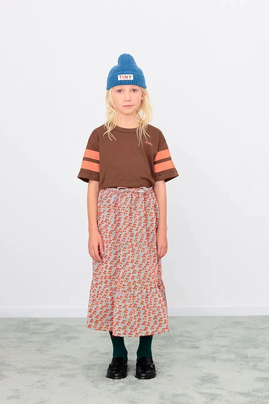 Детская хлопковая футболка STRIPES LOGO TEE - фото 4