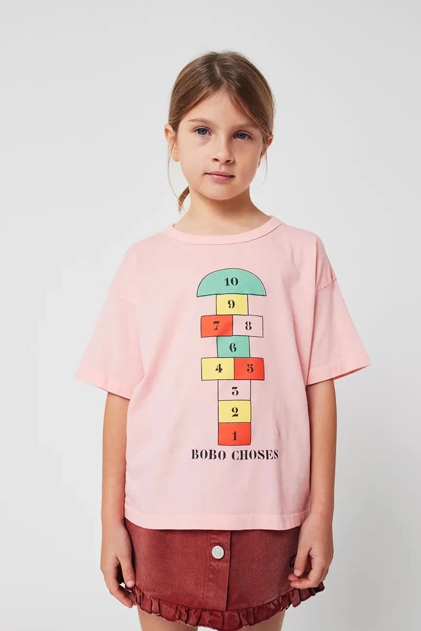 Детская хлопковая футболка Hopscotch - фото 4