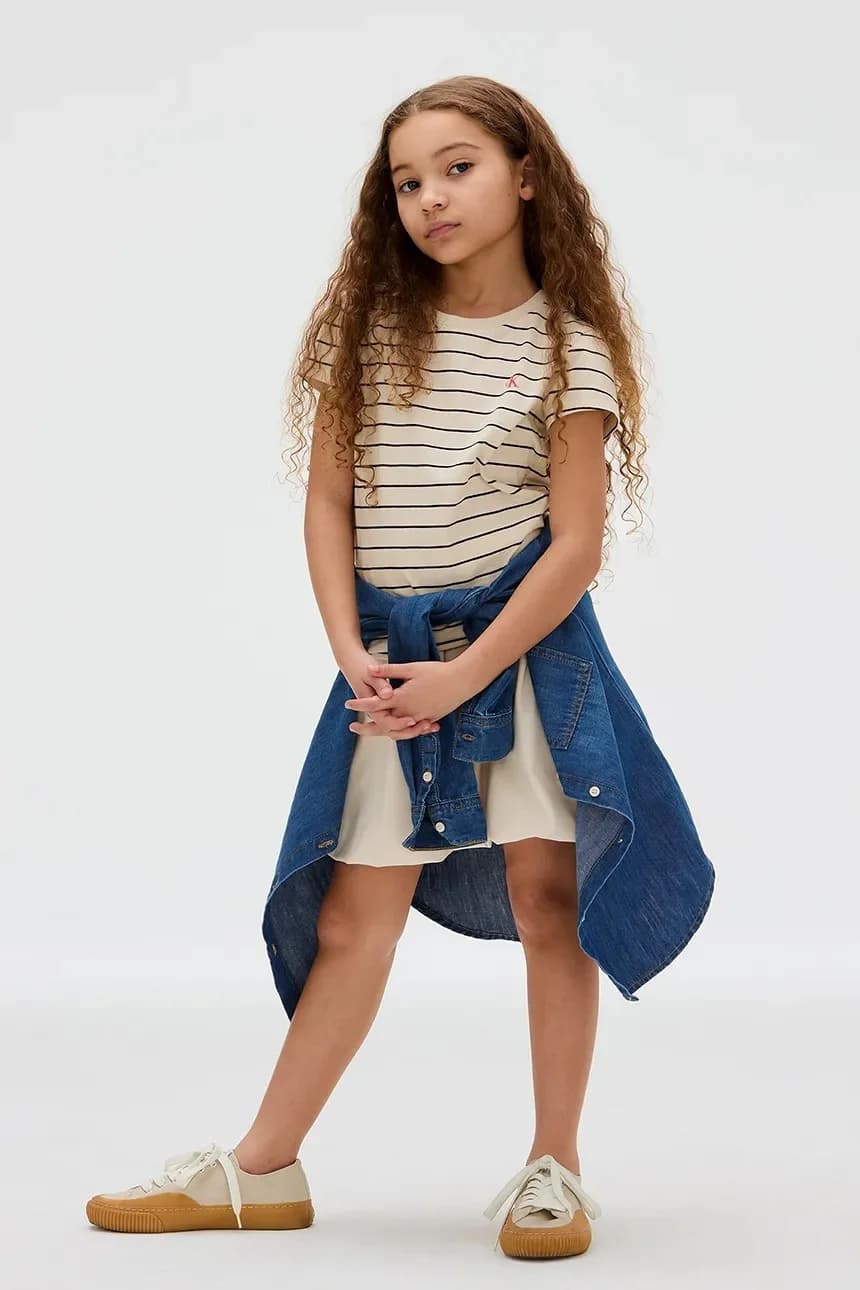 Детская хлопковая футболка