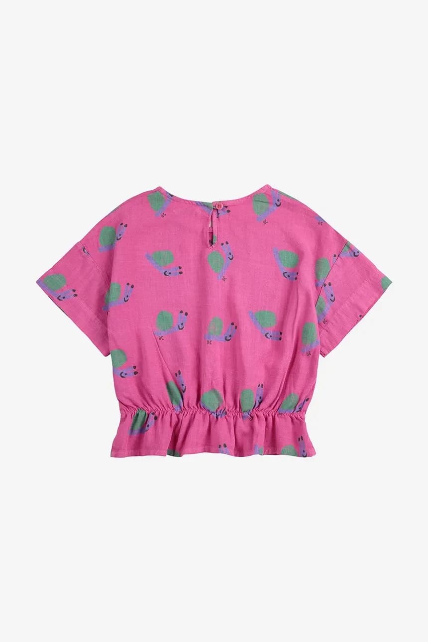 Детская льняная футболка Funny Snail - фото 3