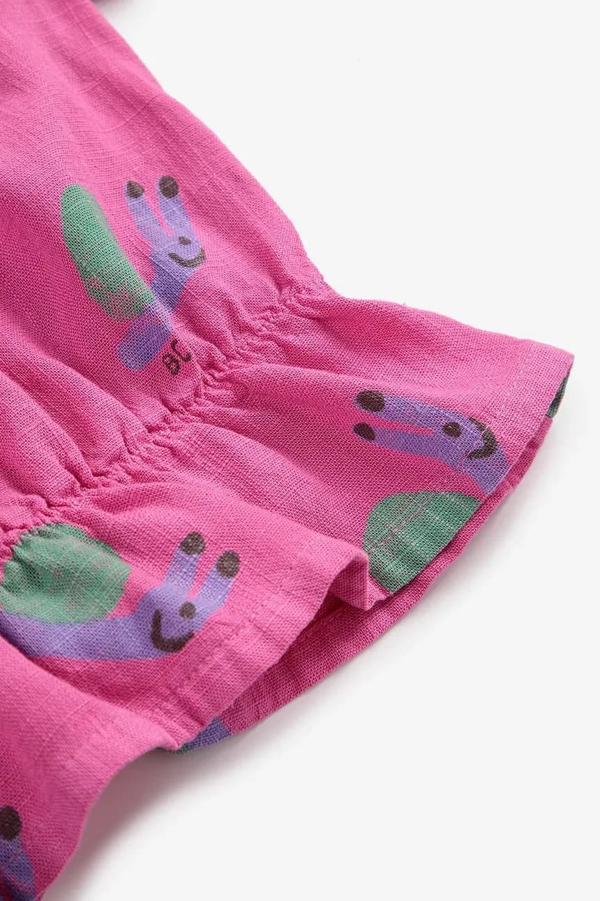 Детская льняная футболка Funny Snail - фото 5