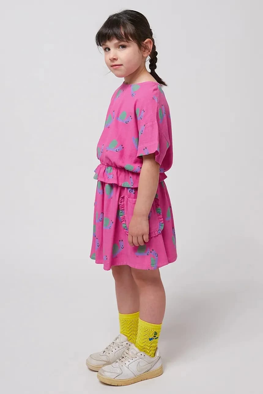 Детская льняная футболка Funny Snail - фото 7