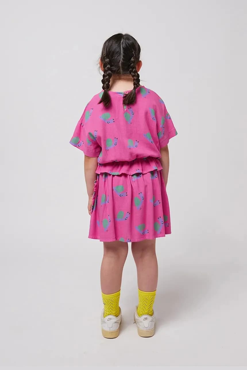 Детская льняная футболка Funny Snail - фото 8