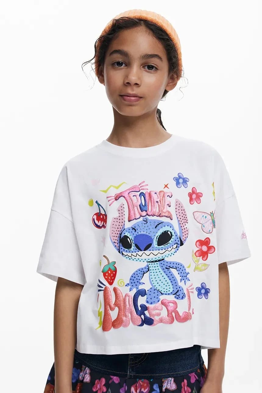 Детская хлопковая футболка