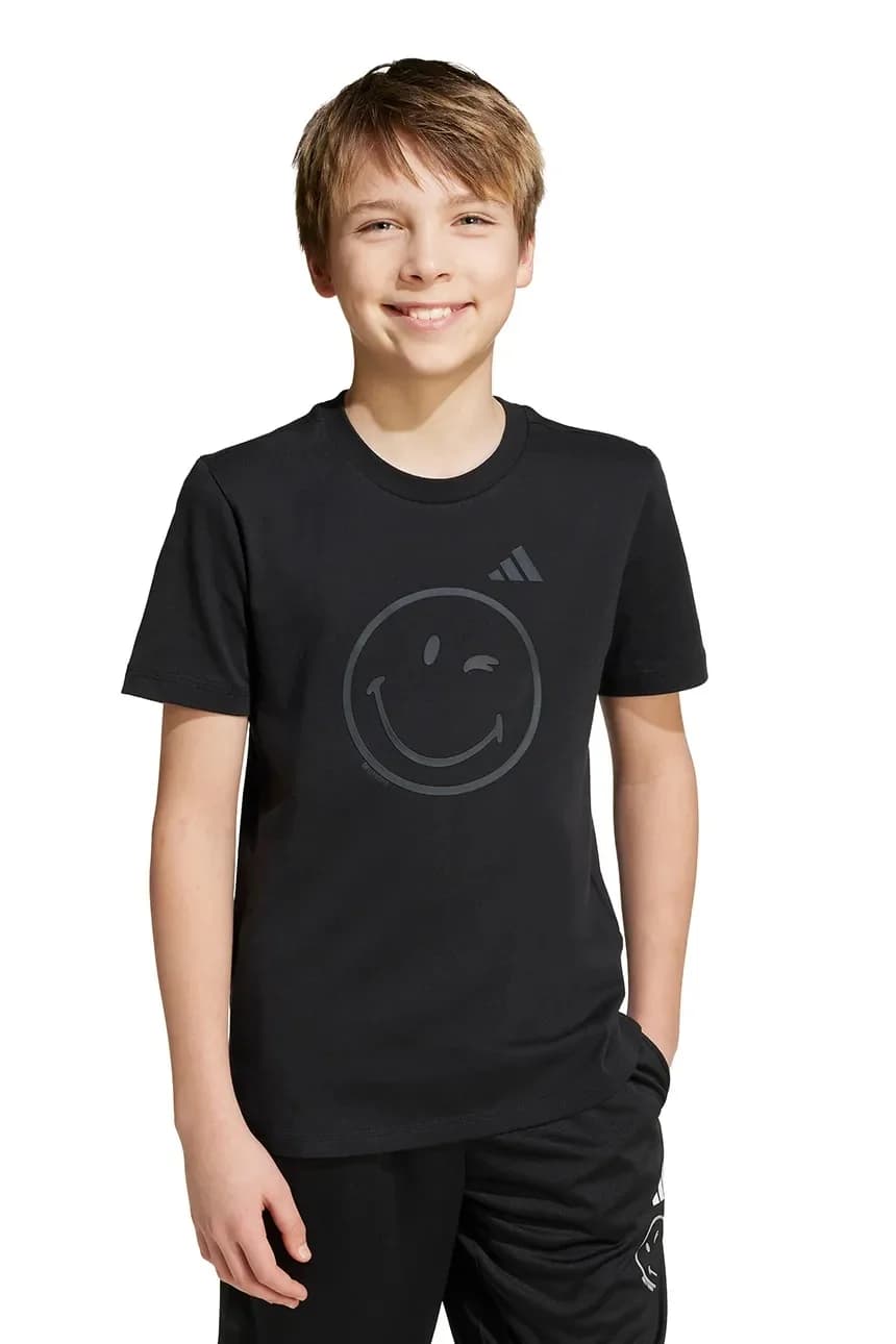 Детская хлопковая футболка х Смайлик - фото 6