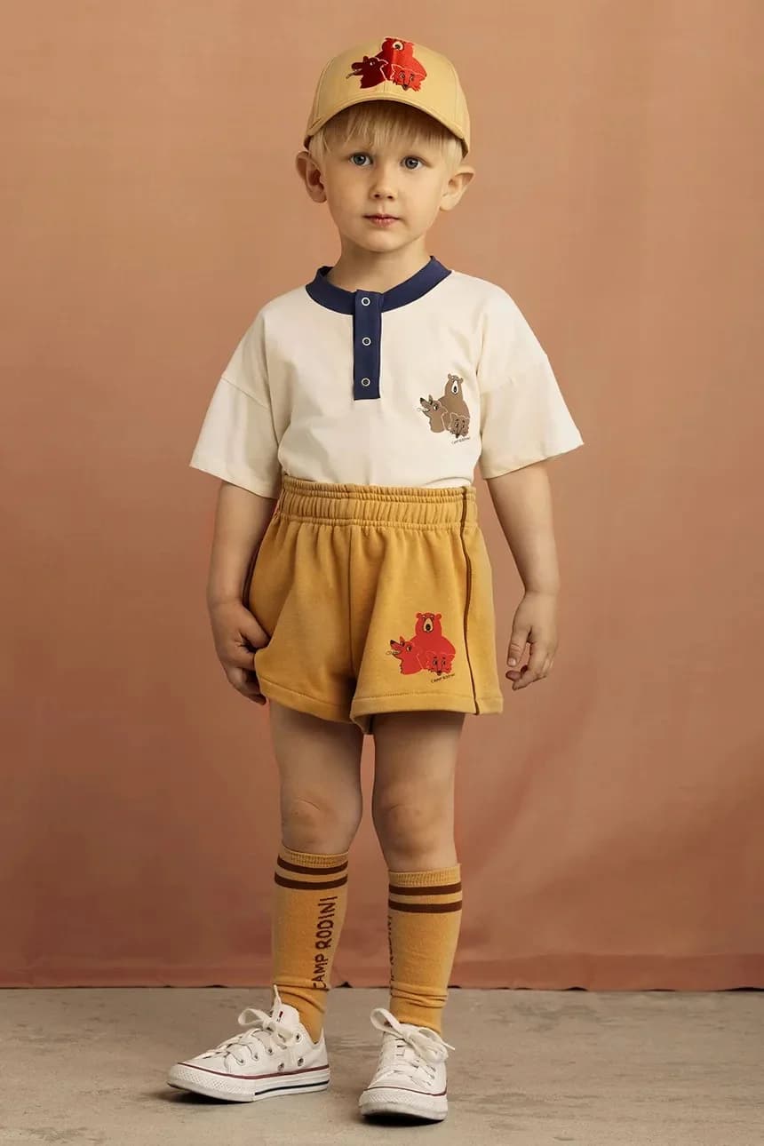 Детская хлопковая футболка Camp Rodini