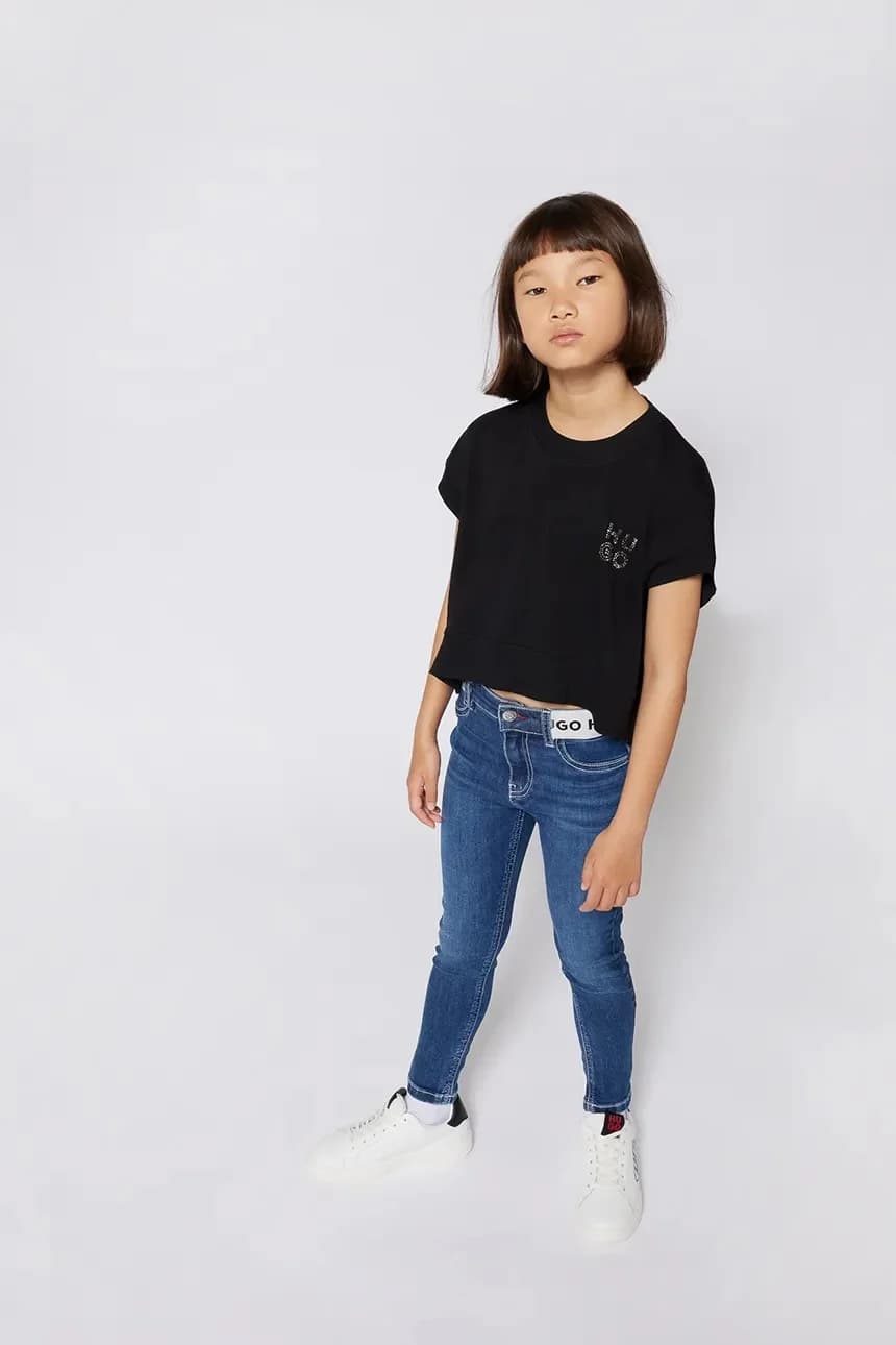 Детская хлопковая футболка