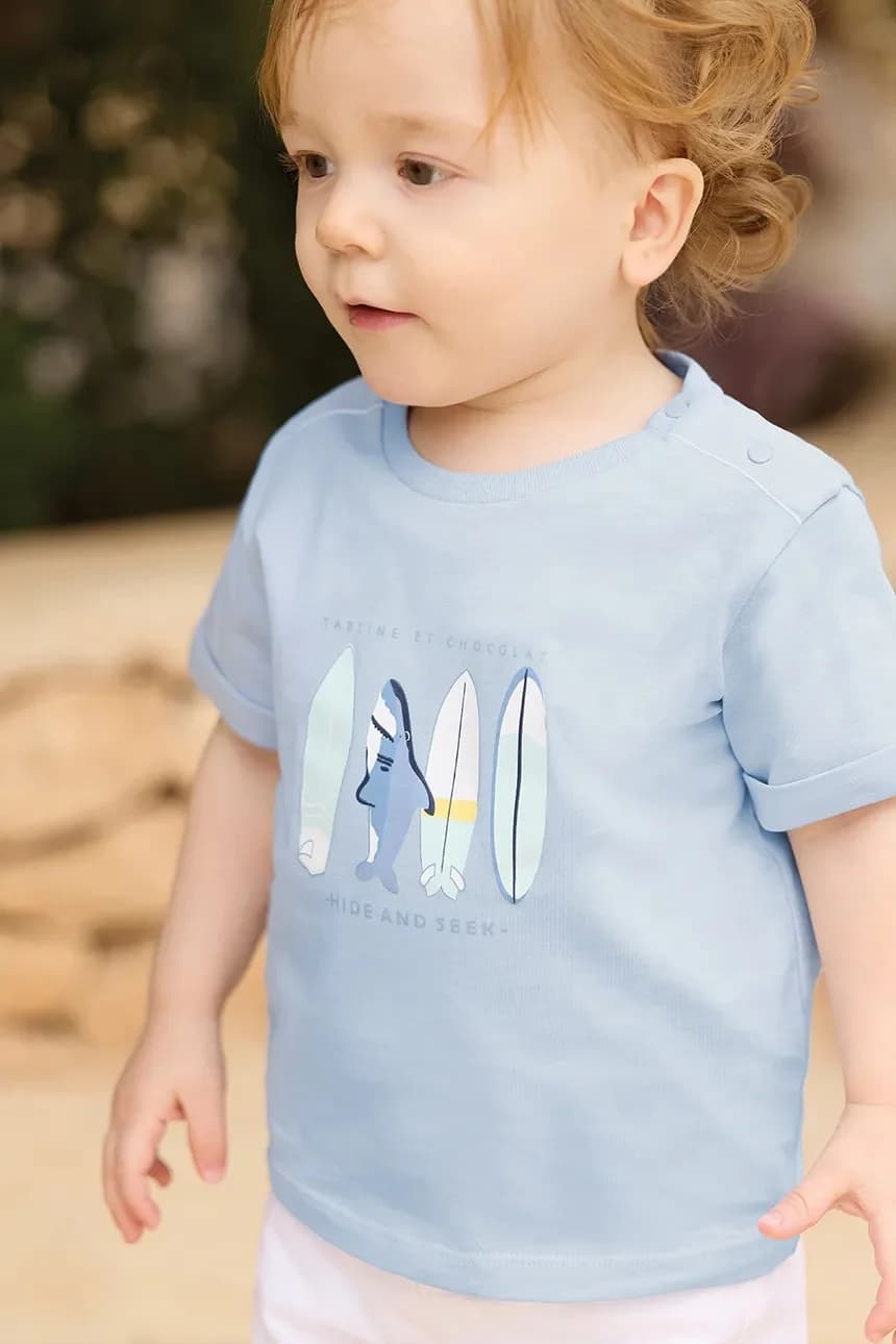 Хлопковая детская футболка