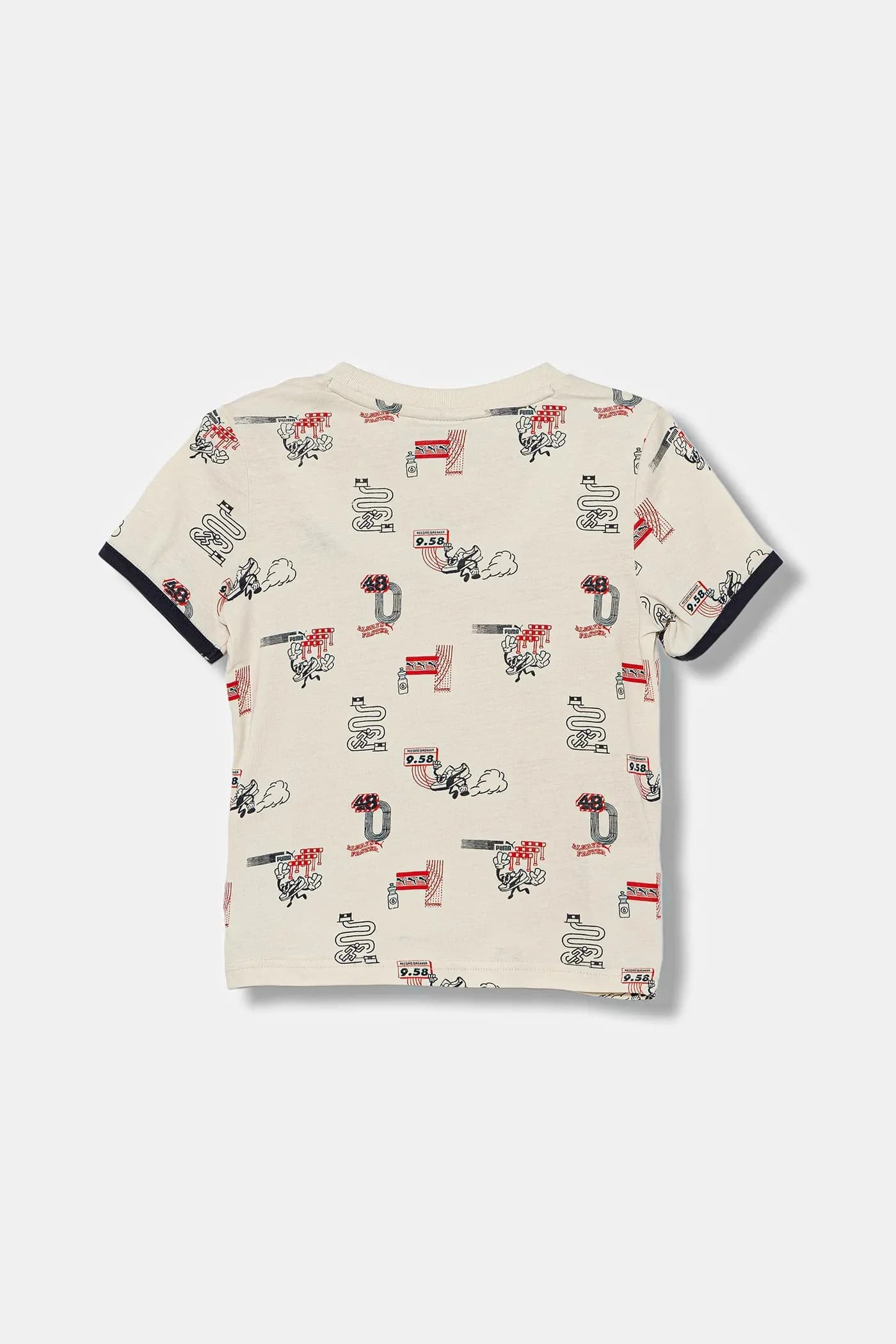 Детская хлопковая футболка LITTLE RUNNERS AOP Tee PS - фото 2