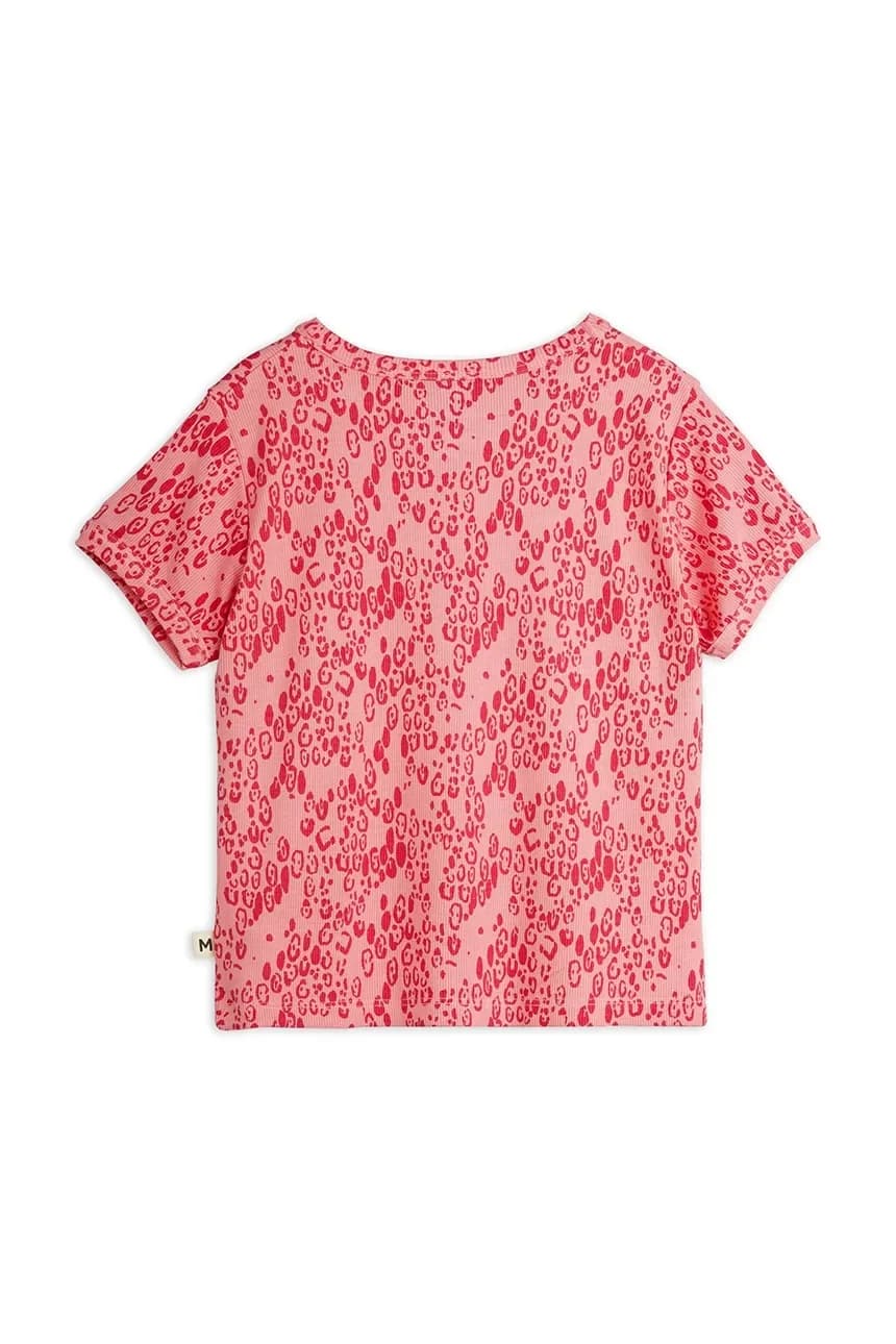 Детская леопардовая мини-футболка - фото 2