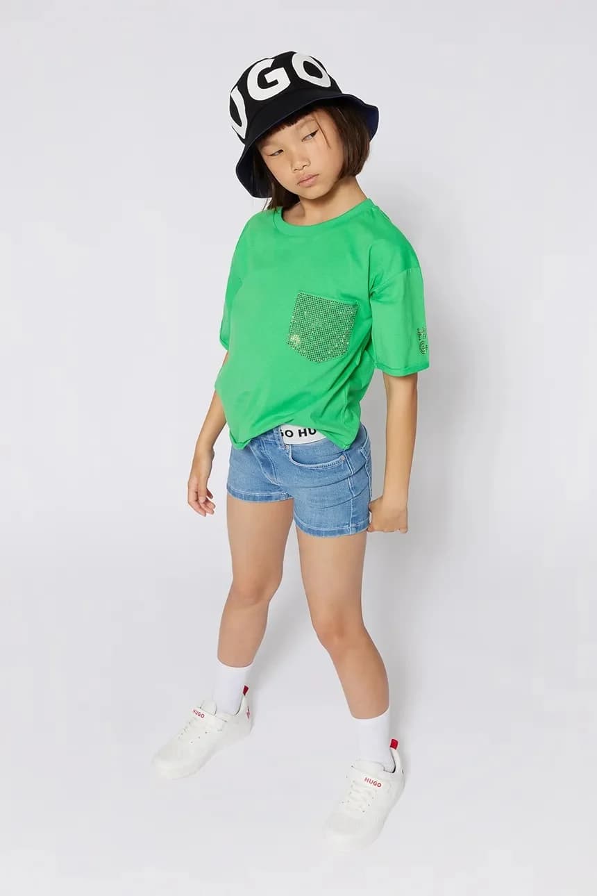 Детская хлопковая футболка