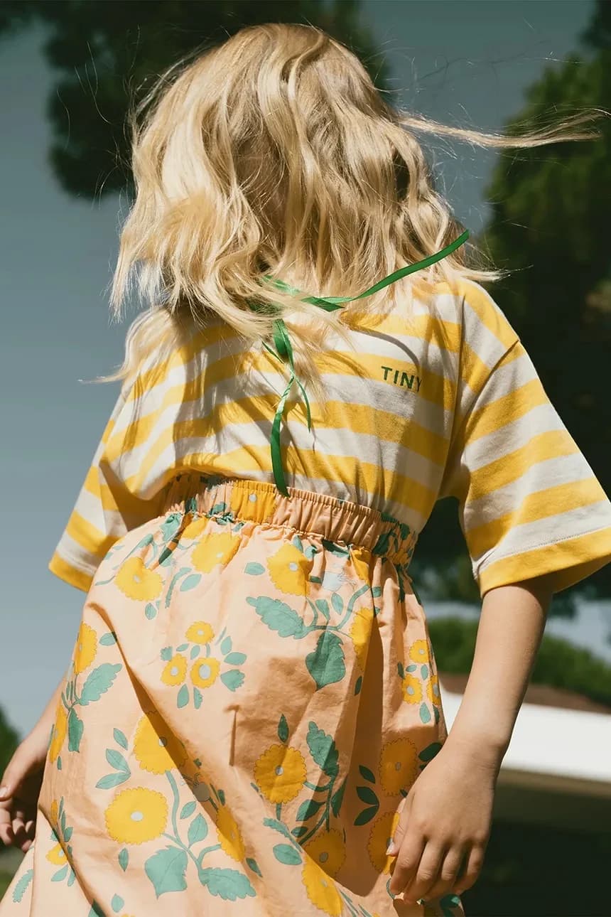 Детская хлопковая футболка STRIPES TEE - фото 4